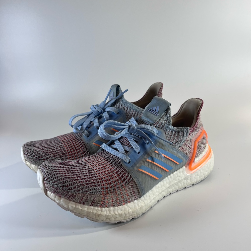 ADIDAS ULTRABOOST 19 ‘ Coral Glow Blue’ [G27483] SIZE WOMENS 8.5